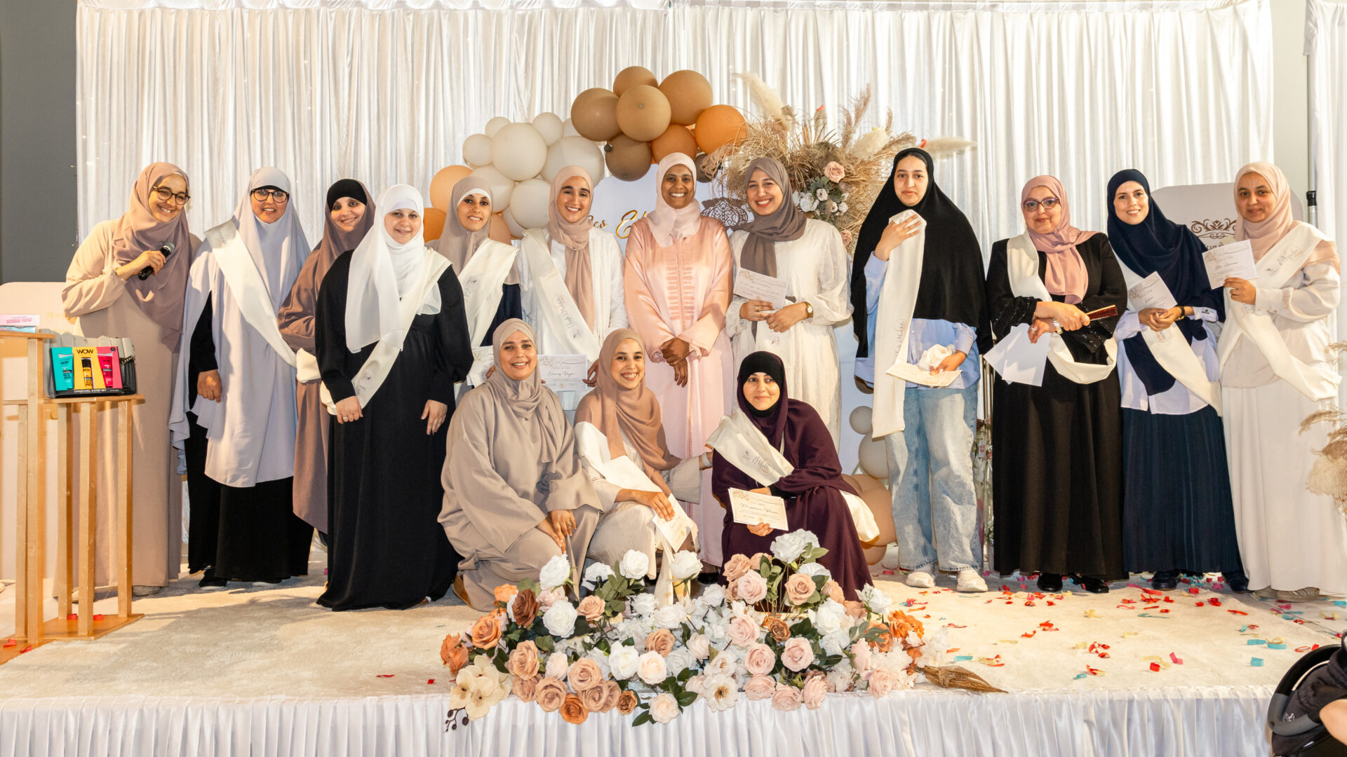 Les élites du Coran remise de diplôme femmes